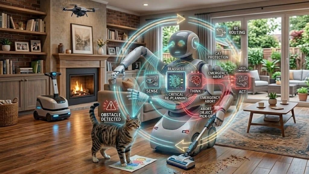 Pysical AI Sense-Think-Act Loop Demonstration